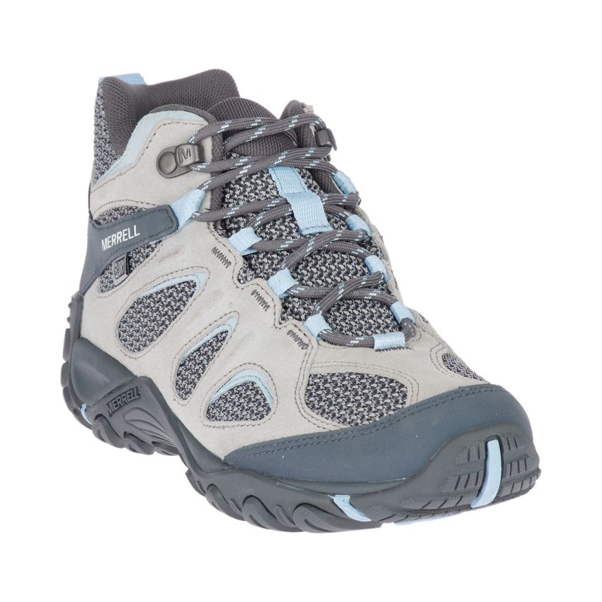 Chaussures Randonnée Merrell Yokota 2 Mid Waterproof Grise Foncé/Blanche Femme | E.M.BVGA